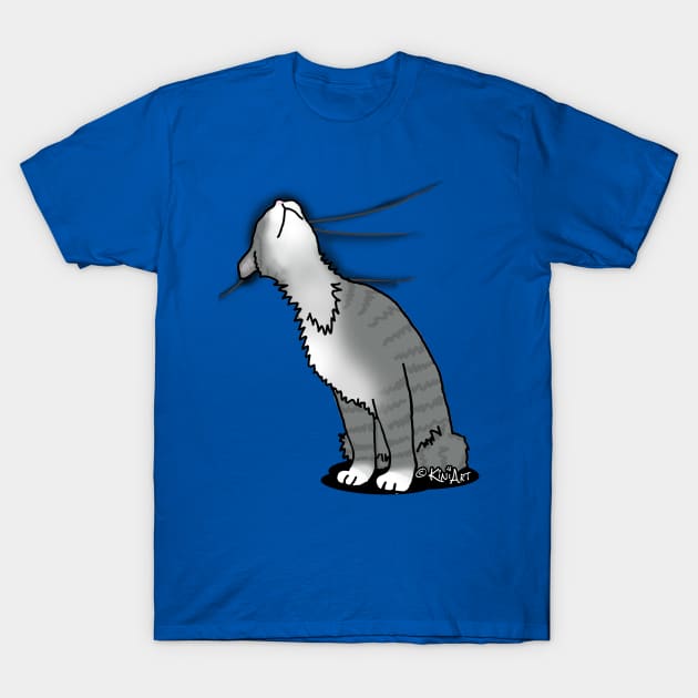 Kitty Love T-Shirt by KiniArt